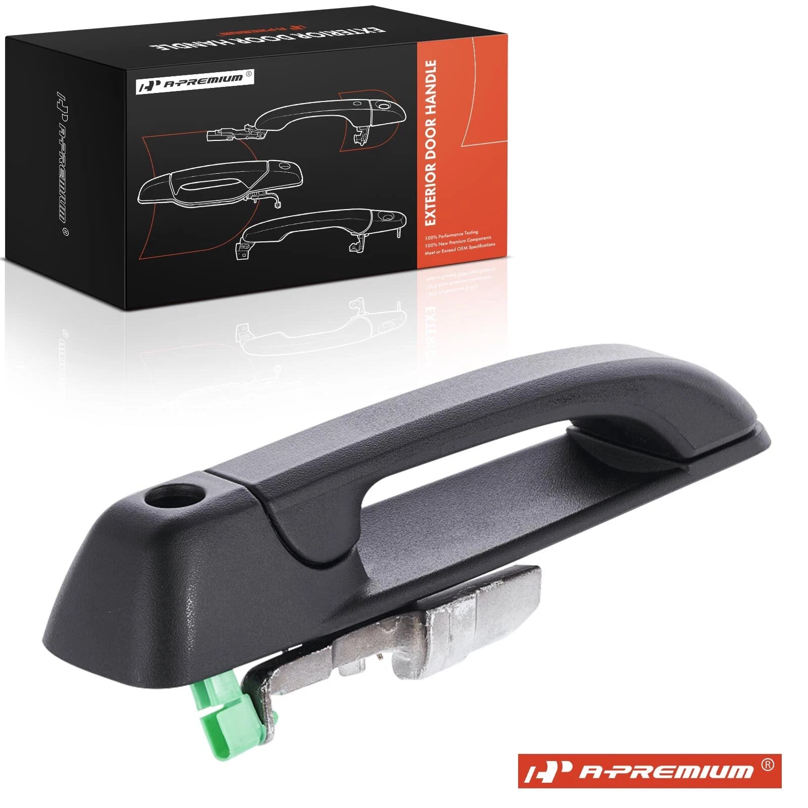 Front Driver Black Exterior Door Handle for Jeep Commander (2006–2010)