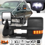Set of 2 Power Heated Towing Mirrors for Silverado/Sierra (1999–2002) - LED Signal