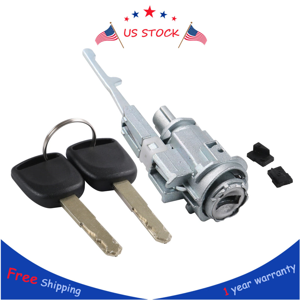 Ignition Switch Cylinder Lock for Honda Accord Acura (2002–2014) with 2 Keys