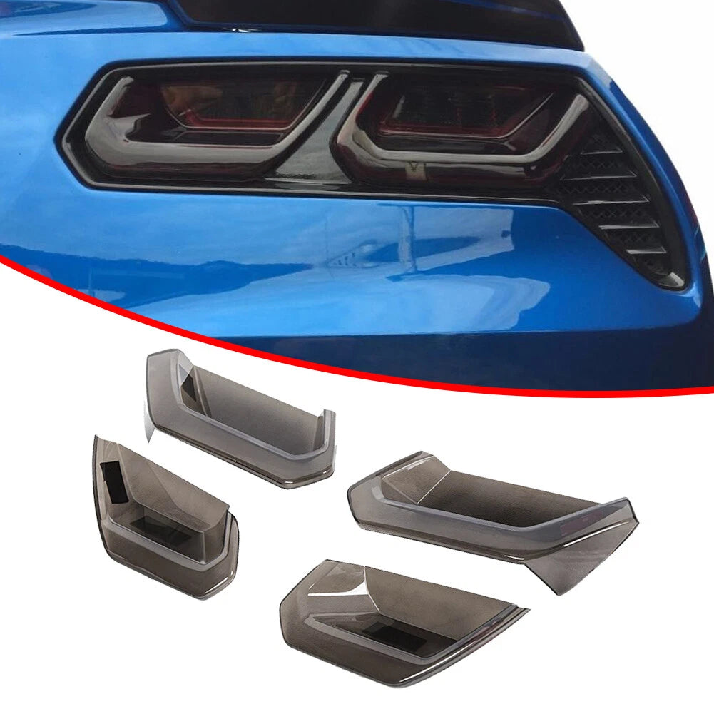 Set of 4 Rear Tail Light Blackout Kit for C7 Corvette (2014–2019)