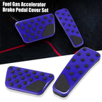 Set of 2 Blue Brake Gas Accelerator Pedal Covers for Dodge Charger (2009–2019)