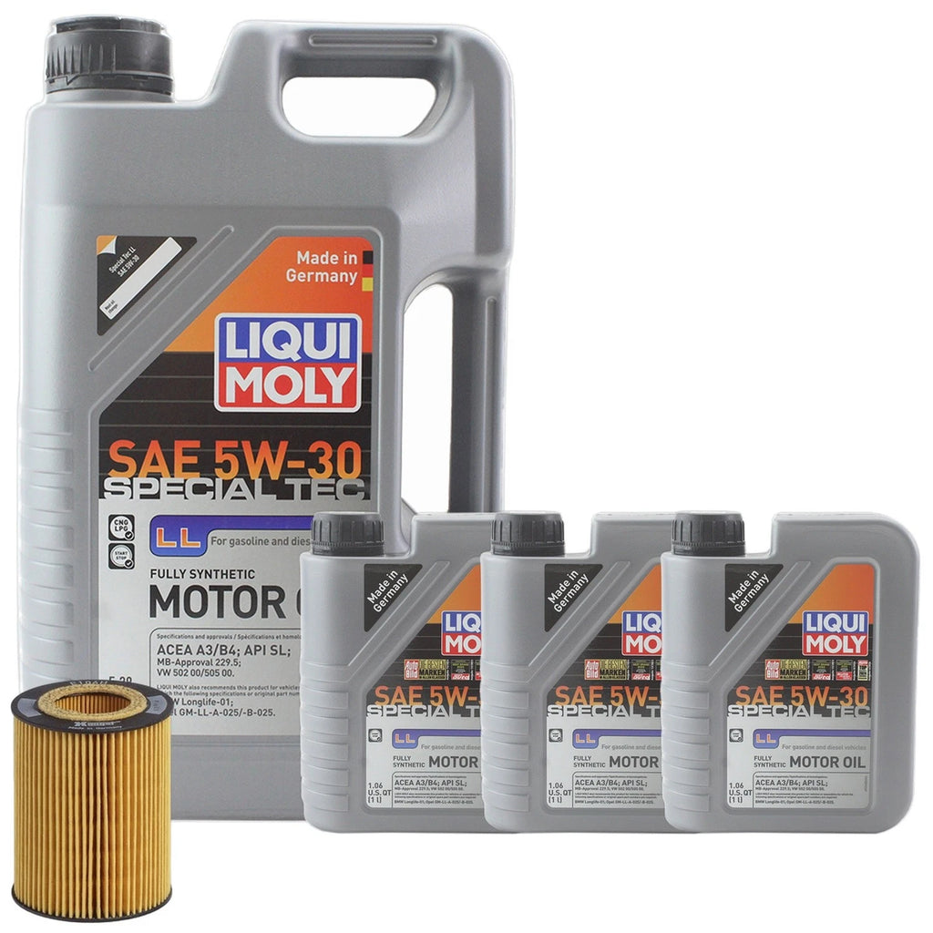 Liqui Moly Special TecLL 5W30 Engine Oil Change Kit for BMW E53 X5 (2000–2006)