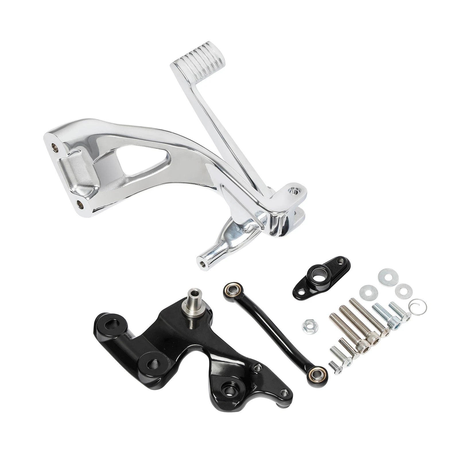 Chrome Mid Controls Brake Side for Harley Fat Bob Sport Glide (2018–2026)