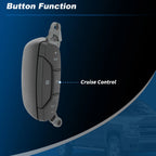 Left Steering Wheel Cruise Control Switch for Silverado Sierra (2007–2014) No. 15819309