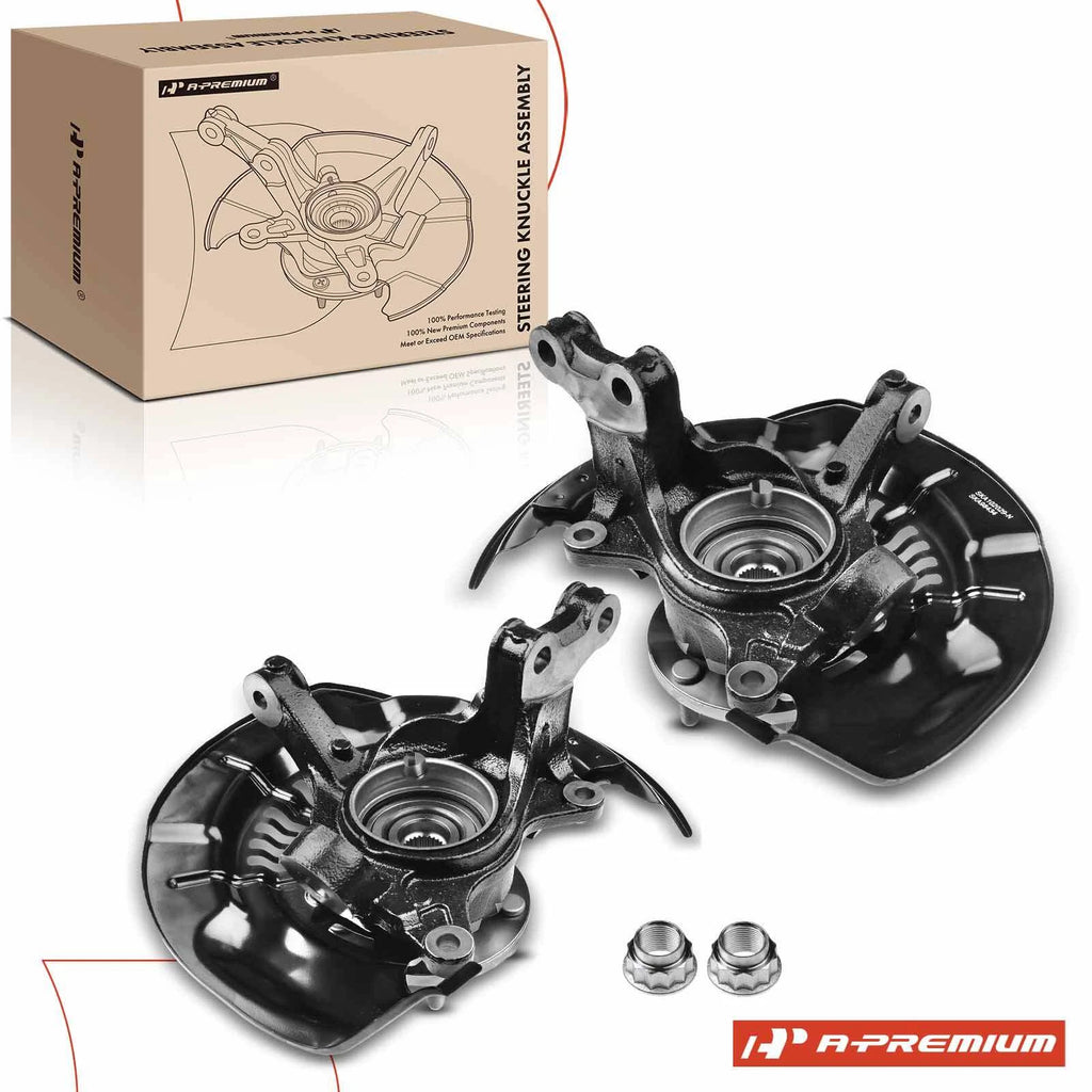 Front Steering Knuckle & Hub Bearing for Toyota Highlander (2008–2013)