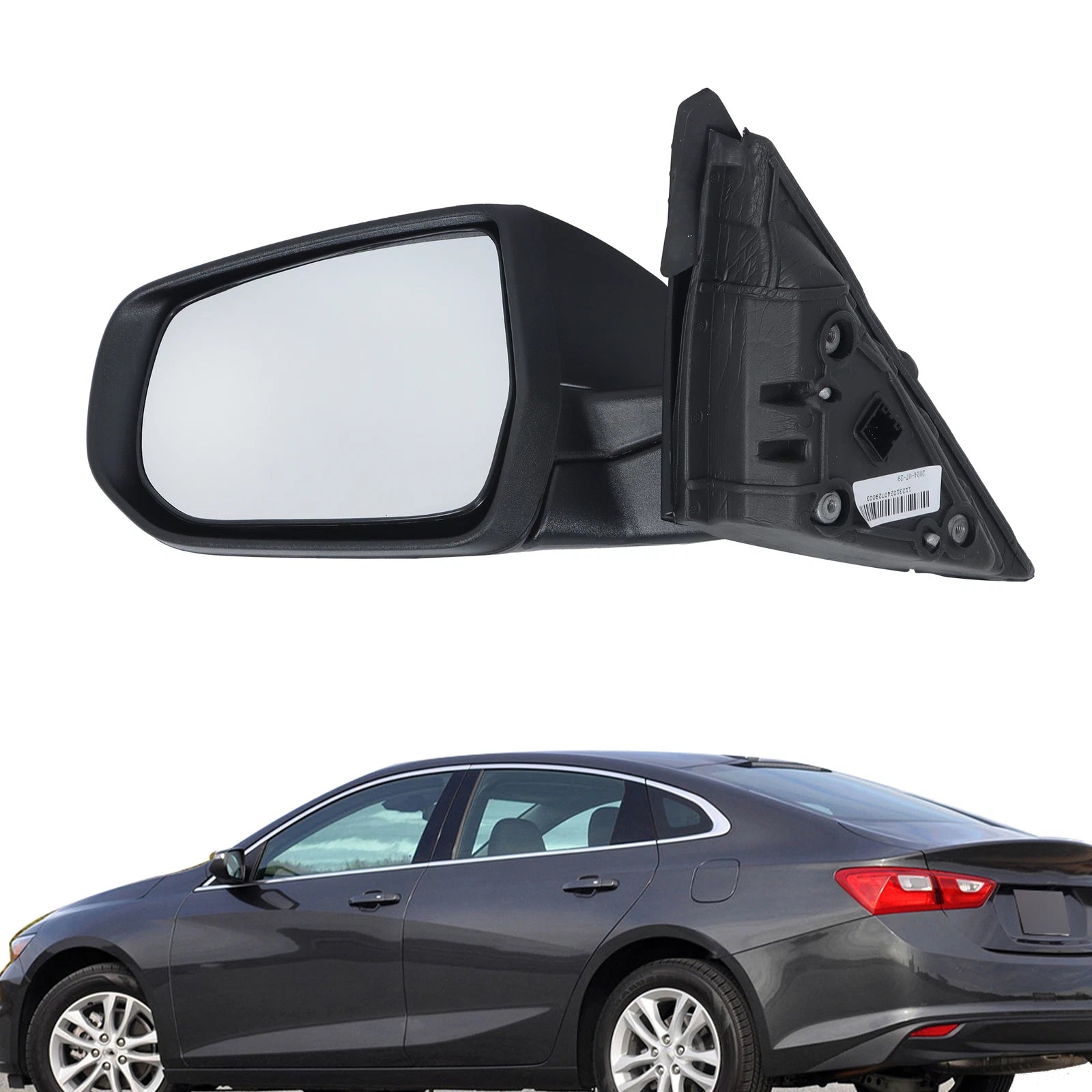 Driver Side Power Heated Blind Spot Mirror for Chevy Malibu (2016-2019)