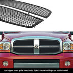 Upper Steel Black Mesh Grille Insert for Dodge Ram (2006-2008)