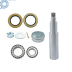 8-Lug 6.5" Wheel Hub Kit for Round Spindle and Bearing (Fits Various Models)