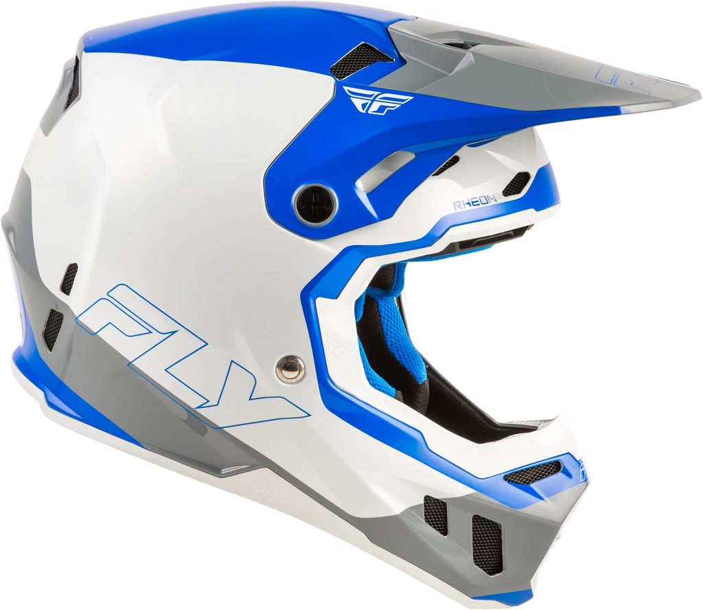 Fly Racing Formula CC Glide Helmet for Off-Road (Large, Blue/Grey)