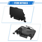 Tow Hook Eye Hole Cover for Lexus RX350 (2015) - Plastic Black Right 732324921630