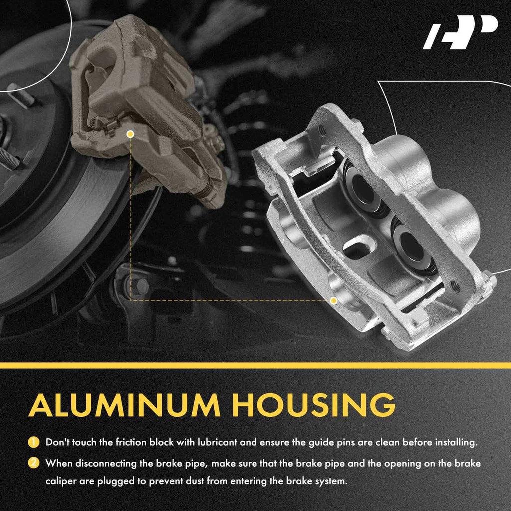 Pair Front Disc Brake Calipers for Ford F-150 (2009-2014)