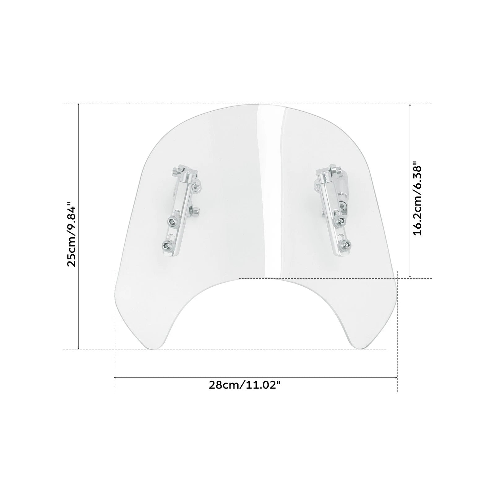 Clear Windshield for Triumph Scrambler 1200 XC XE (2019–2023)