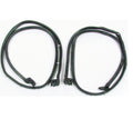 Door Weather Strip Seals Precision Pair for Ford Bronco (1966–1977)