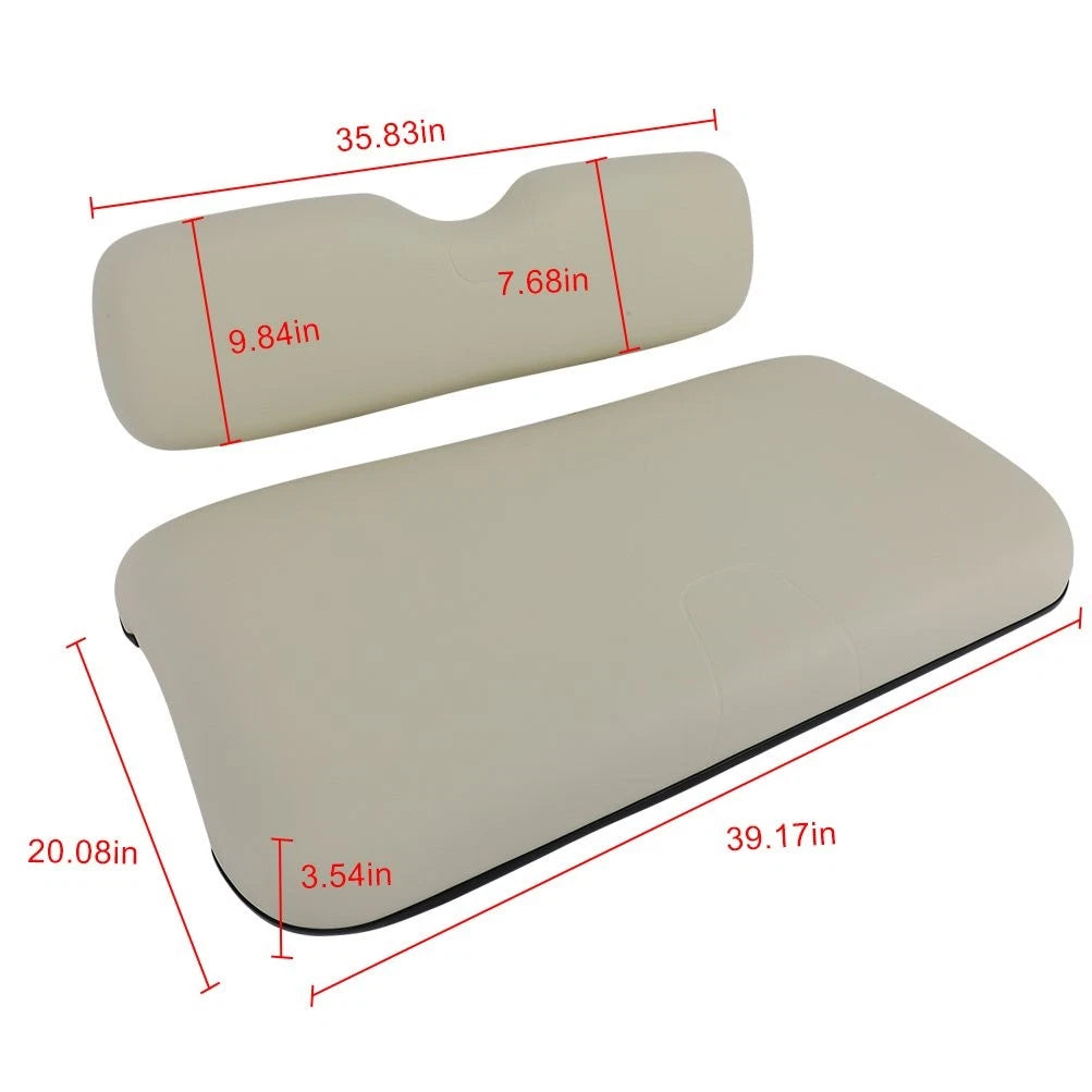 Front Cushion Set for EZGO RXV Golf Cart (2008–Current)