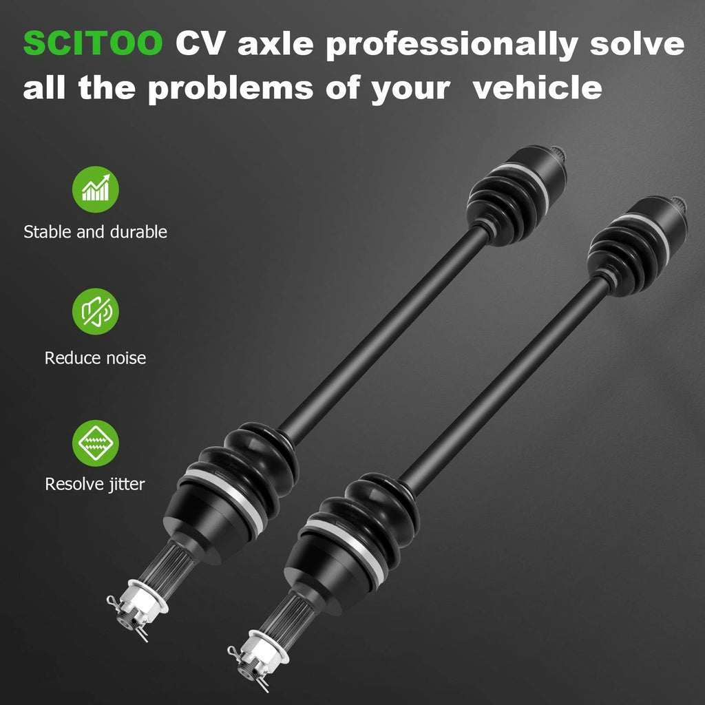 Set of 2 CV Axles for Polaris RZR S 800 (2010–2013)
