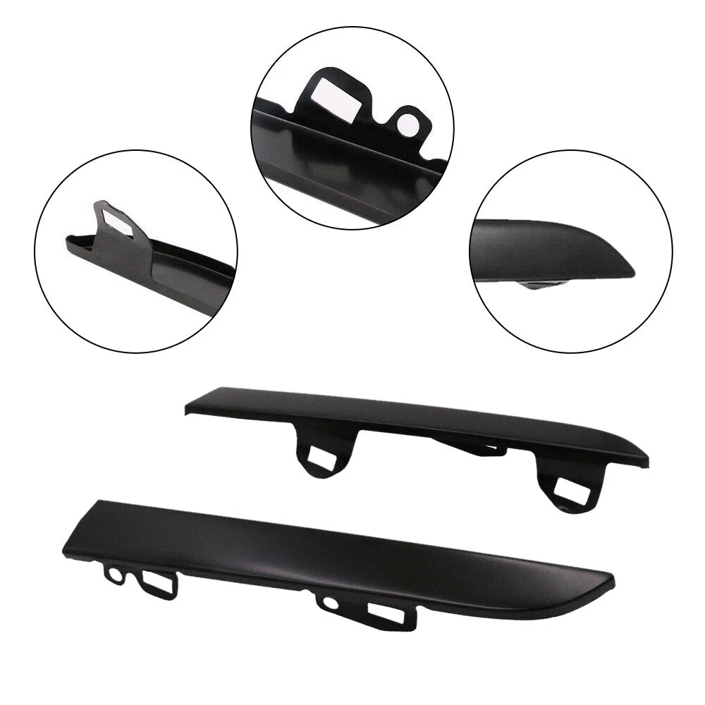 Set of 2 Front Bumper Grille Headlight Filler Trim Panels for Toyota Tacoma (2001–2004)