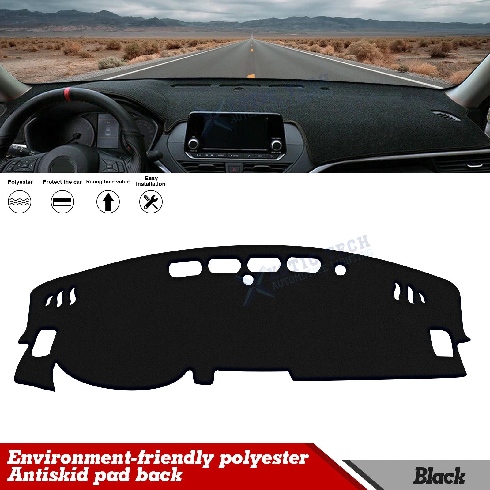 Dashboard Cover for Nissan Altima (2019–2026) Sun-Proof Dash Mat Pad Protector