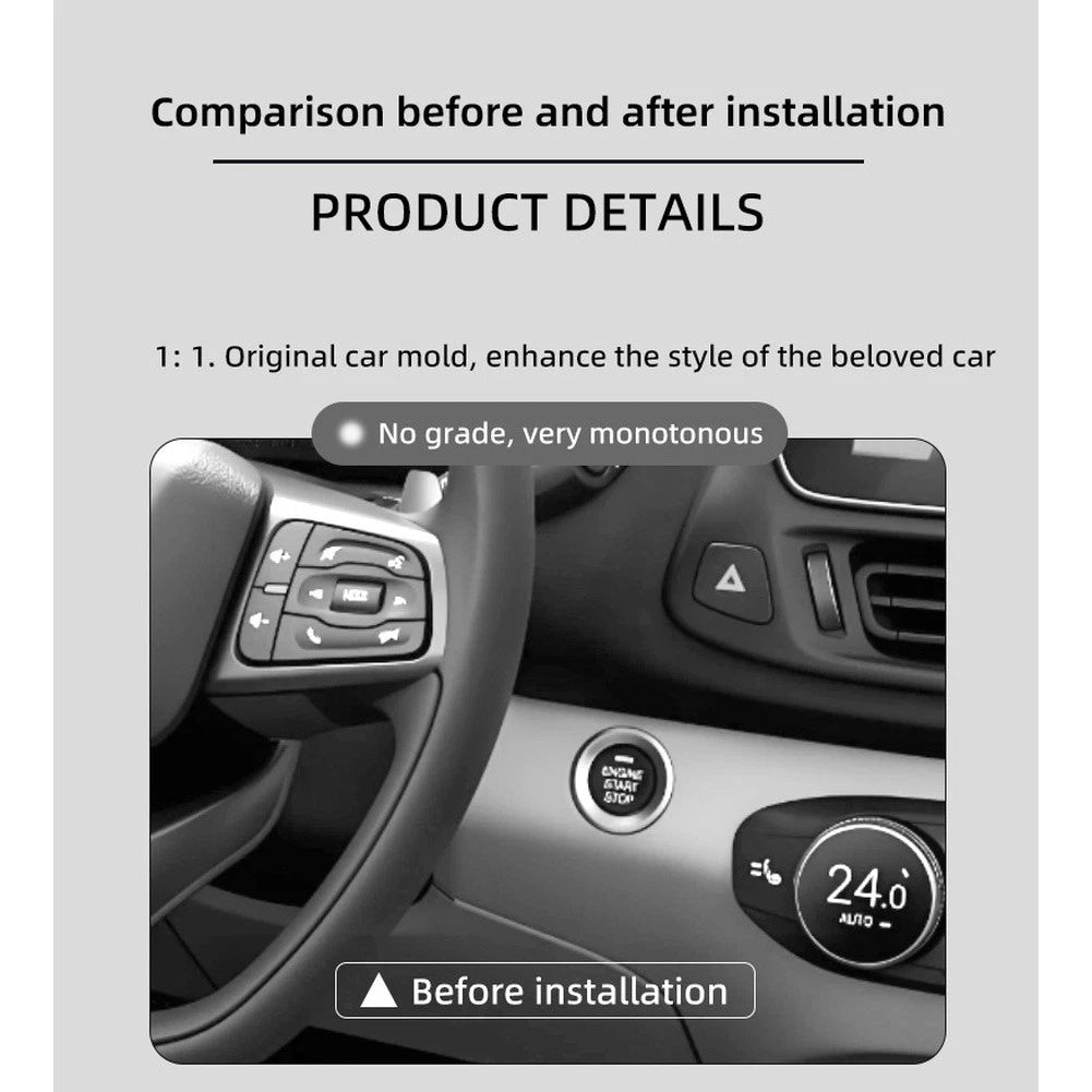 Push Start Button Cover for Most Car Models (Universal Fit)