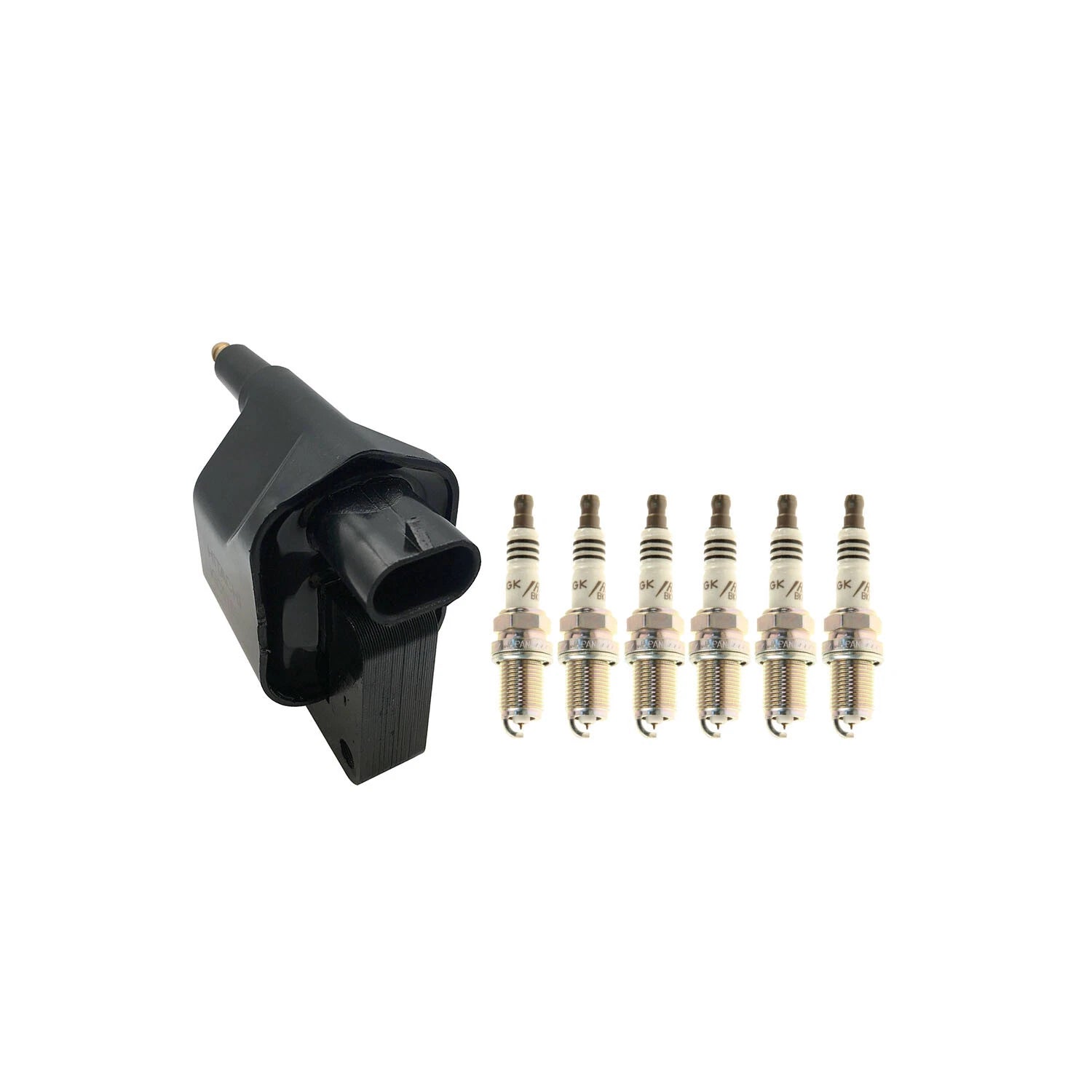 Set of 6 Hitachi Ignition Coils & NGK Iridium Spark Plugs for Stratus 2.5 V6 (1995–2006)