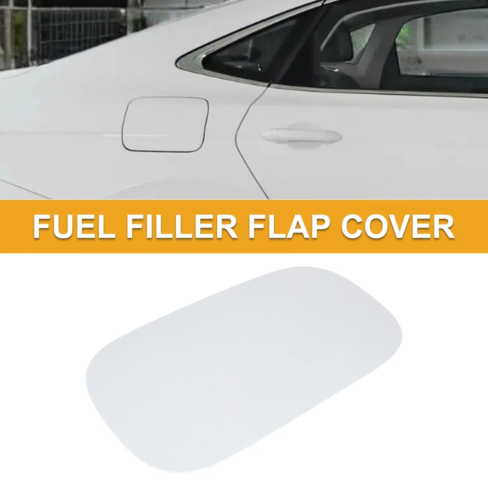 Fuel Tank Door Cap for Mercedes-Benz C253 (2016–2019) Fuel Filler Flap Cover White