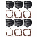 Set of 6 Carburetor Float Bowl Chambers for Johnson Evinrude 433000 0433000