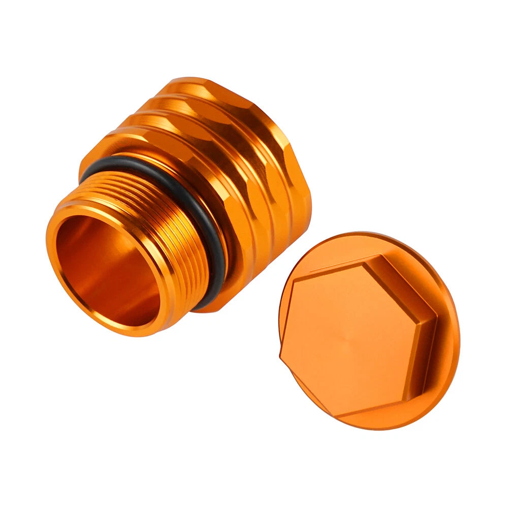 Rear Brake Reservoir Extender + Cover for KTM 125 250 350 450 SXF XCF SX XC (2004–2021)
