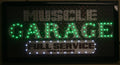 LED Lighted Sign for Muscle Garage (Shop Decor)