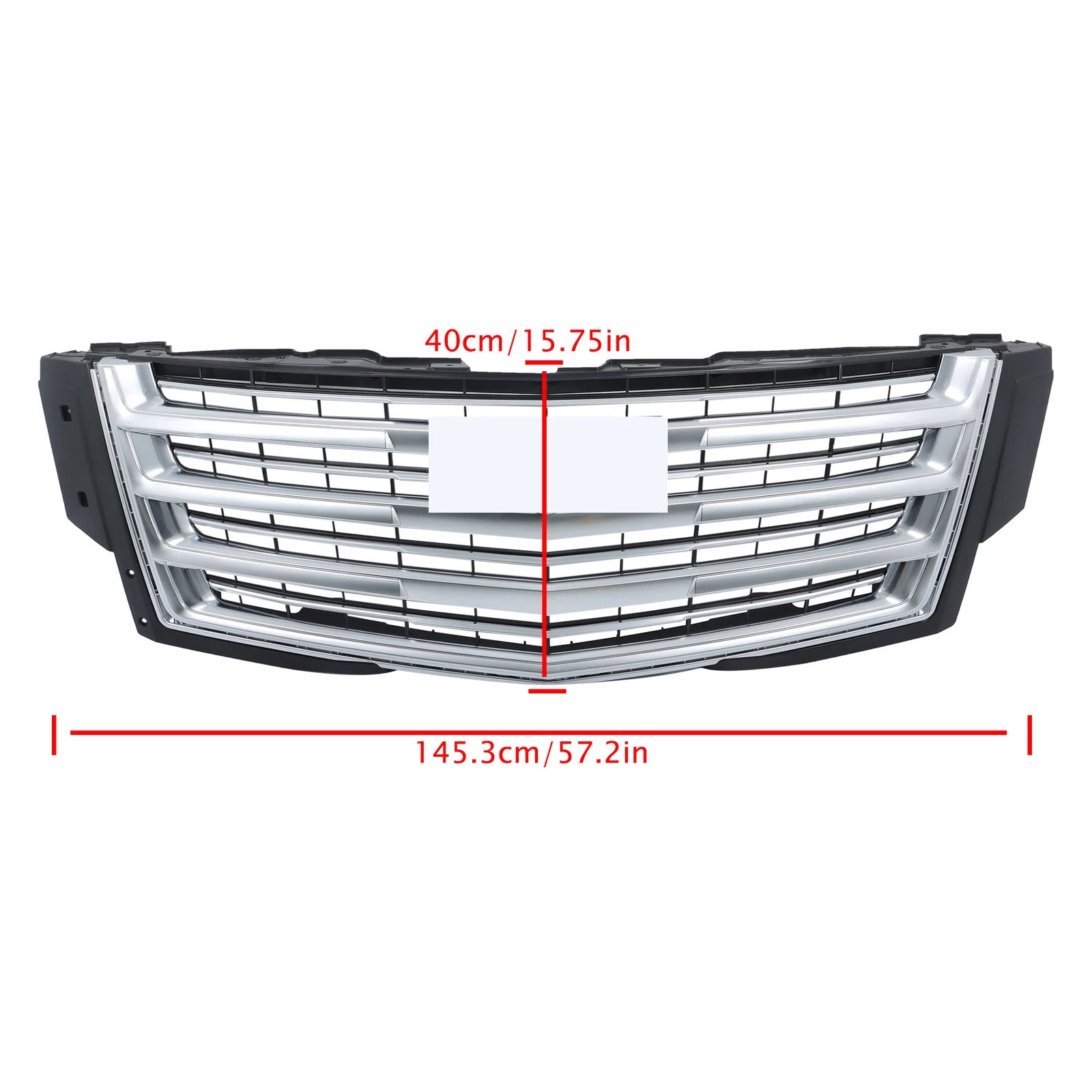 Front Upper Bumper Grille Chrome for Cadillac Escalade (2015-2020)