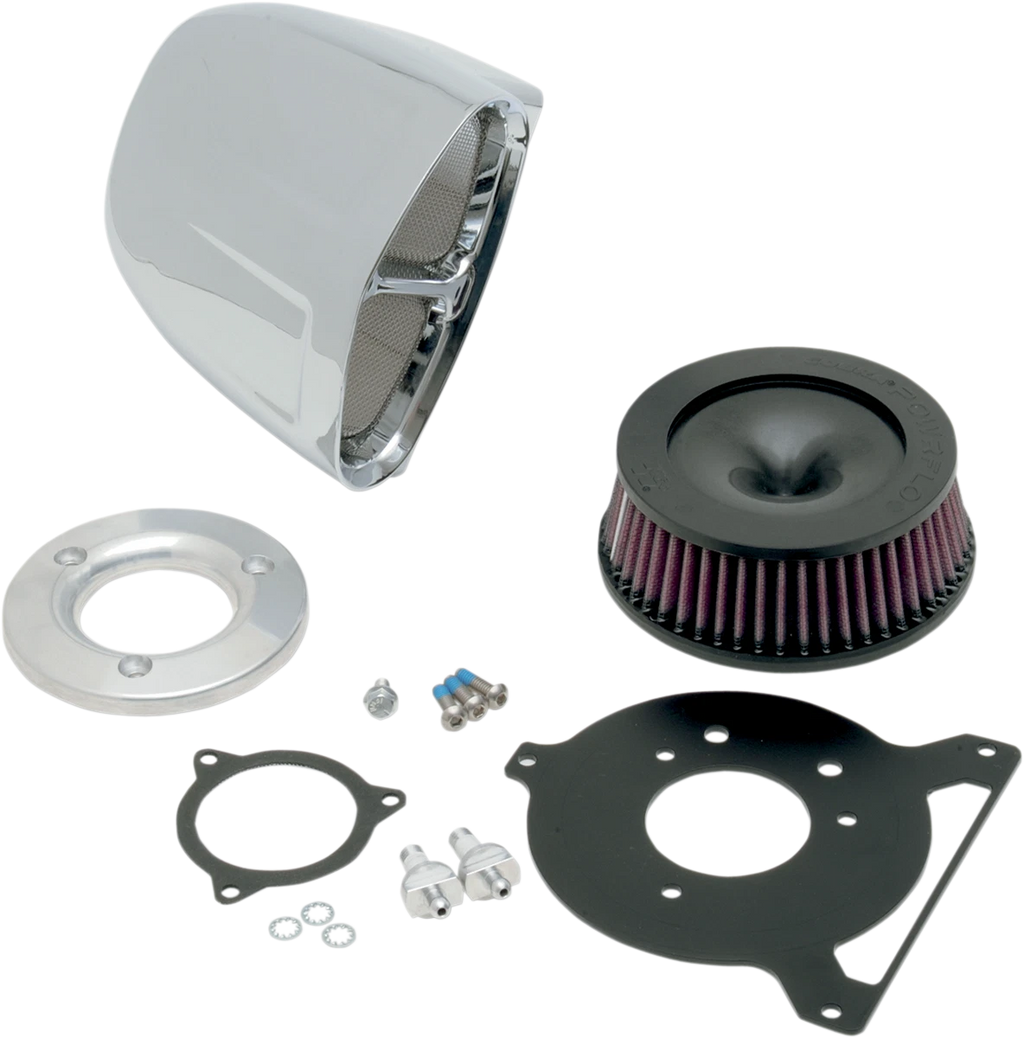 Cobra PowrFlo Air Intake Kit for - Chrome 606-0100-SB