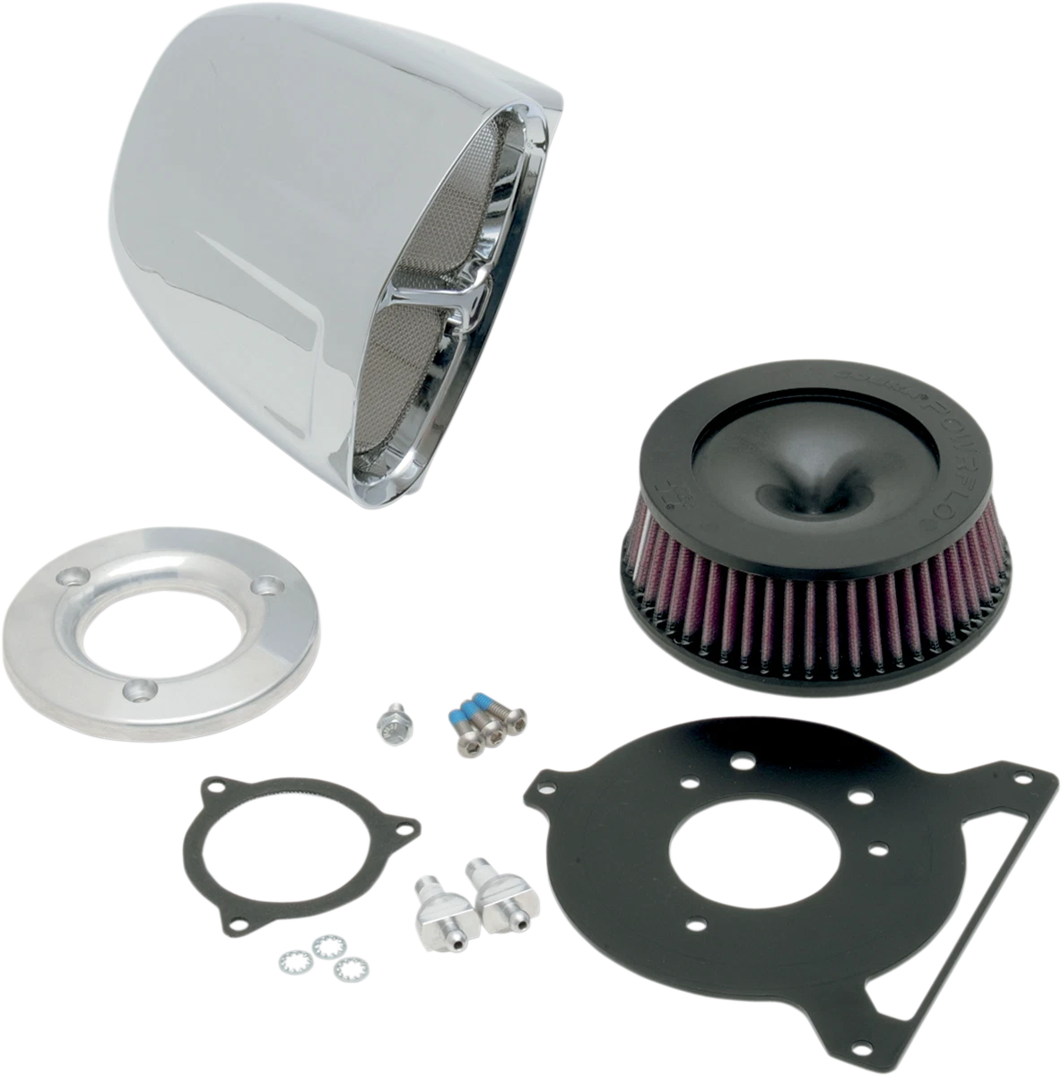 Cobra PowrFlo Air Intake Kit for - Chrome 606-0100-SB