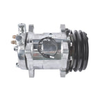 A/C Compressor for Sanden 508 Style V-Belt (12V, Chrome)