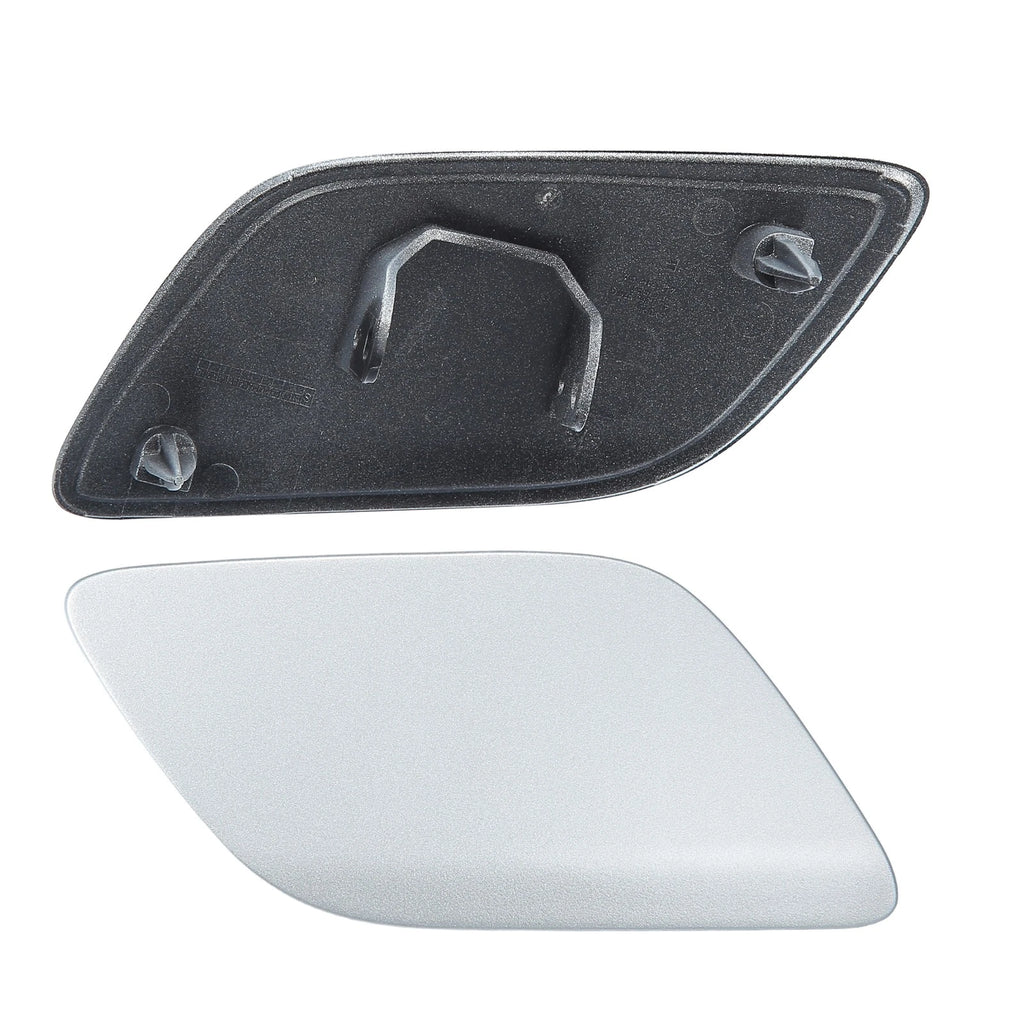 Front Right Headlight Washer Nozzle Cover for Audi Q7 (2007–2015) Silver Tone