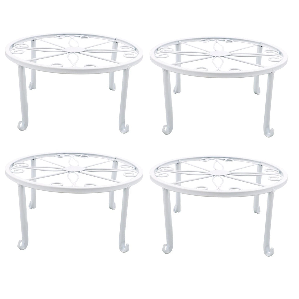 Set of 4 Heavy Duty 9" Plant Stands for Flower Pots