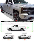 Running Boards 6" for Chevrolet Silverado GMC Sierra (2007-2018)