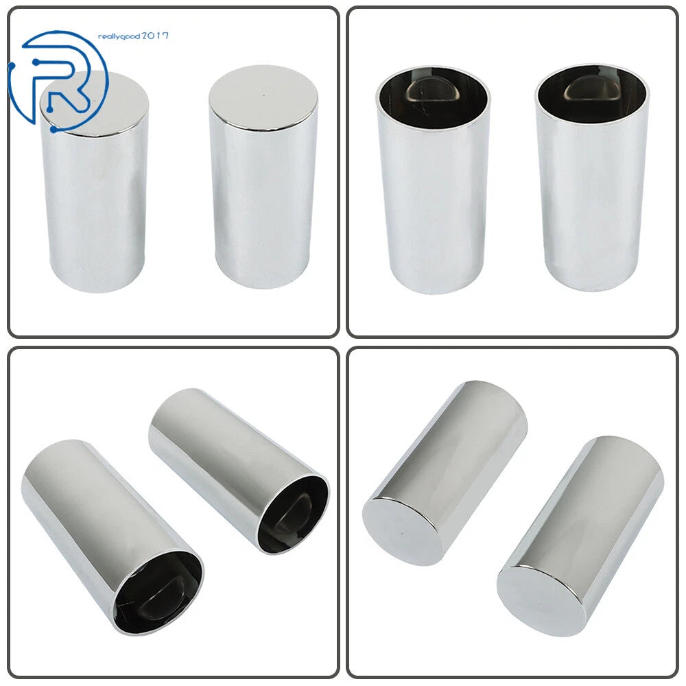 Set of 4 Lug Nut Covers for Truck (33mm Screw-On Flat Top)