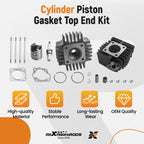 Cylinder Piston Top End Rebuild Kit for Suzuki Quadmaster 50 (2002-2005)