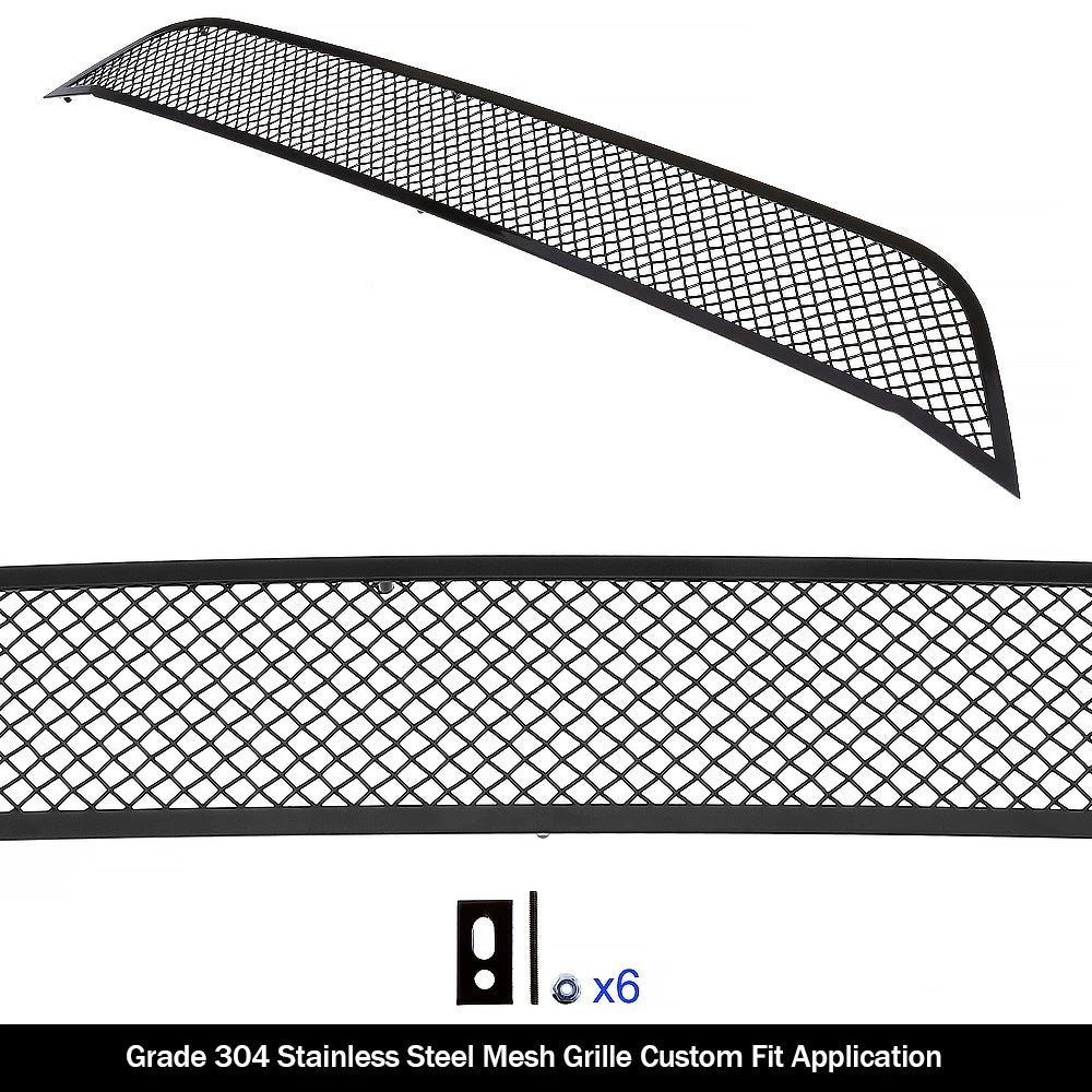 Stainless Black Mesh Grille Insert for Honda Accord Sedan (2016-2017)