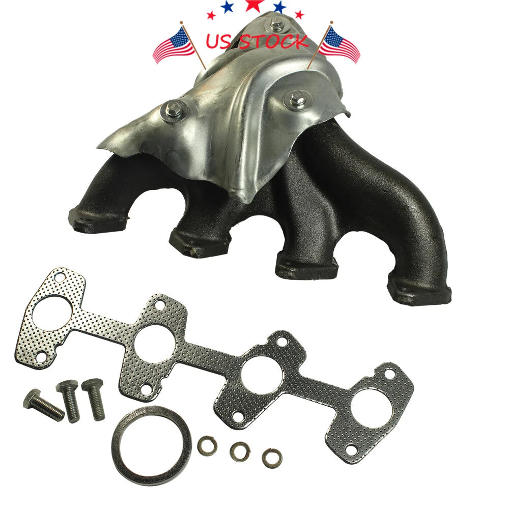 Exhaust Manifold and Gasket Kit for Chevy GMC Isuzu Pickup I4 2.2L (1995–2005)