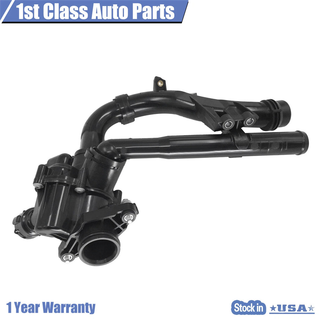 Thermostat Housing Assembly with Sensor for Mercedes-Benz C200 C300 E300 GLC SLC (2015–2020)