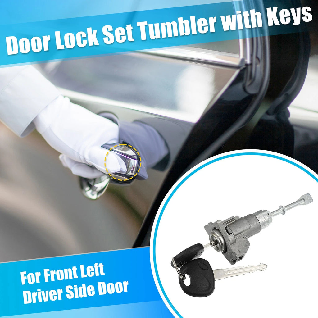 Front Left Side Door Lock Cylinder w/ Keys for Hyundai Elantra (2011–2016) 81970-3XA00