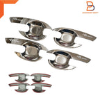 Chrome 4 Door Handle Cover Insert Bowl Trim for Isuzu D-Max Ute (2012-2019)