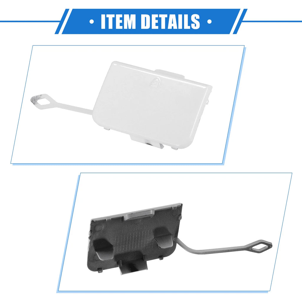 Tow Hook Cover Cap for Mercedes-Benz C300 W204 (2008–2011) White