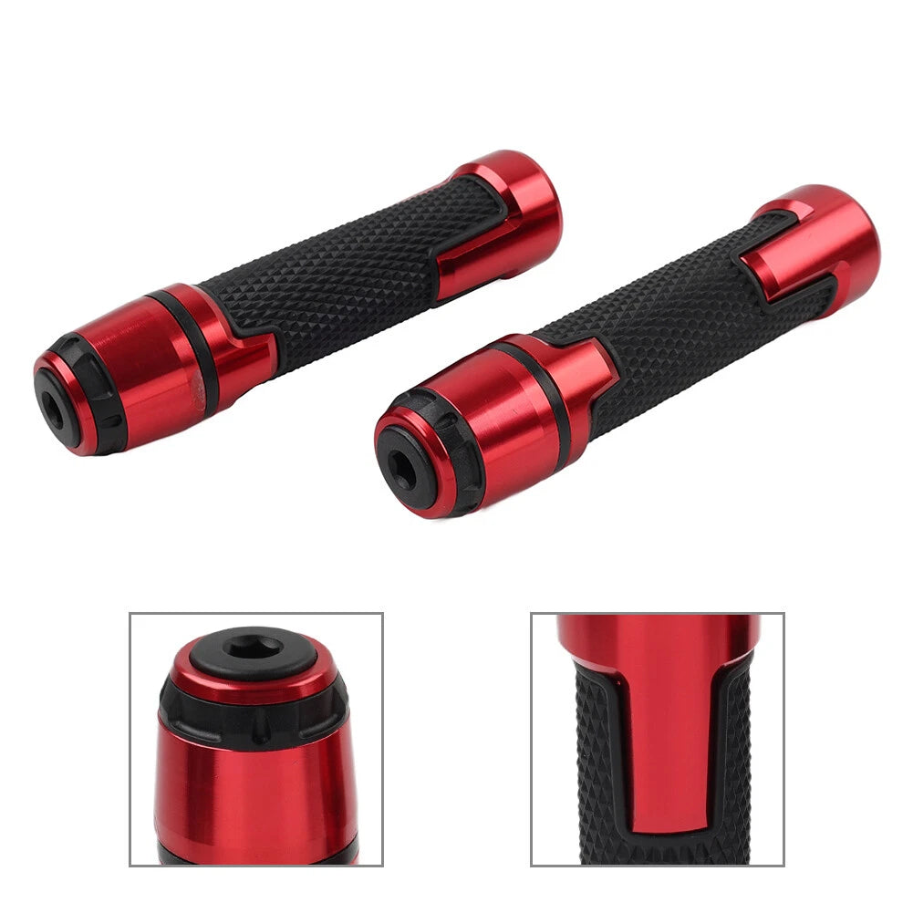 22MM 7/8 Inch Handlebar Grips with Bar Ends for Harley Honda