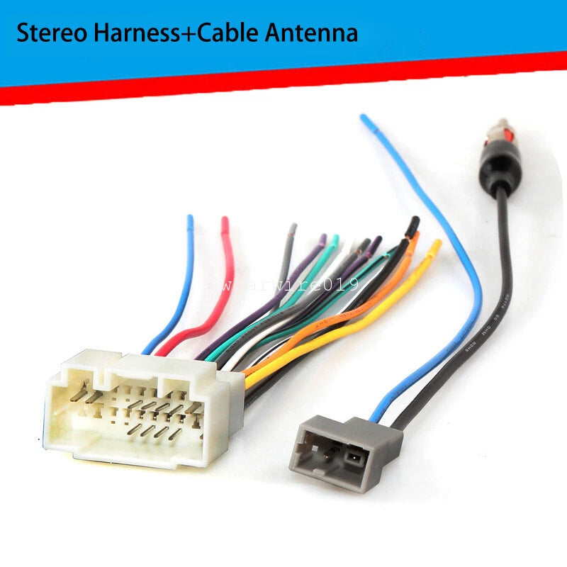 Aftermarket Radio Wire Harness with Antenna Adapter for Honda Civic Accord (1998–2002)