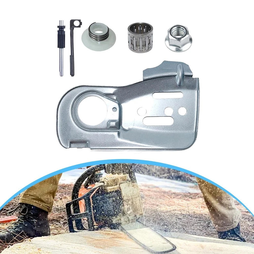 Chainsaw Oil Pump Kit for 445, 445E, 450, 450E (Includes Shaft, Bar Nut, Hose)