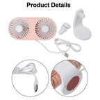 Dual Head USB Car Fan / 2 x / Dual Head USB Car Fan for Vehicles