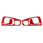 Carbon Fiber Red Interior Door Handle Cover Trim for Honda S2000 (2004-2009)