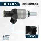 Fuel Injector for BMW 325i 325xi 2.5L Black (2001-2005)