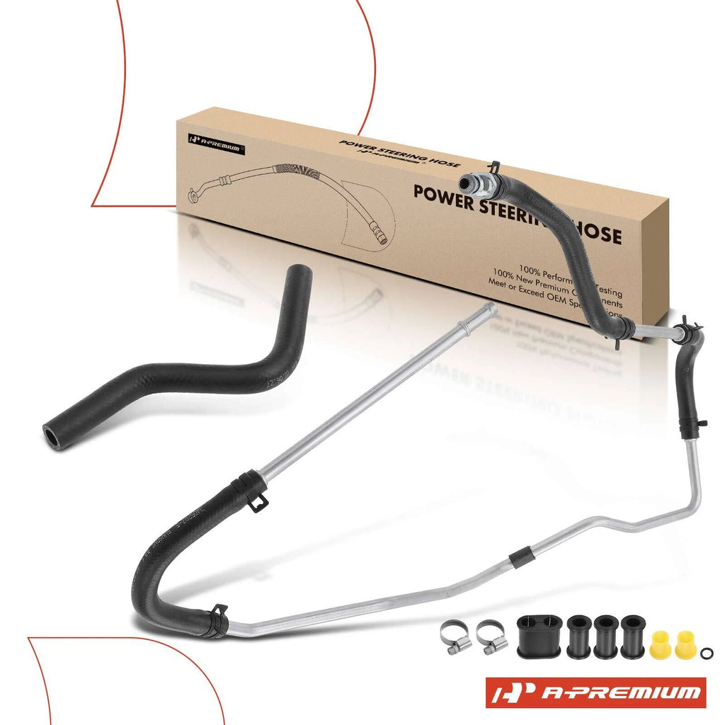 2X Power Steering Return & Reservoir Line Hose for Kia Spectra (2004–2009)