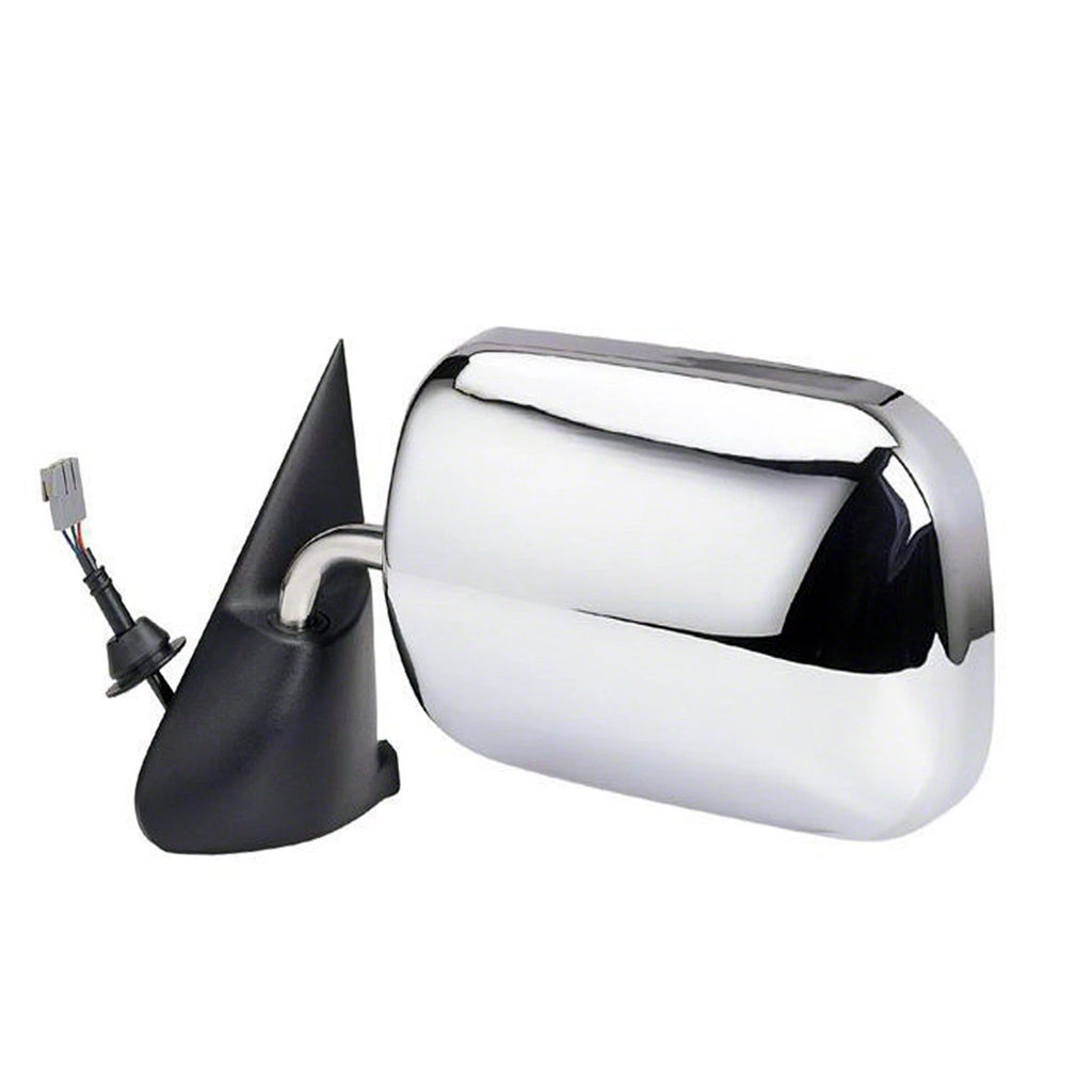 Replacement Chrome Driver Side Power Door Mirror Assembly for GMC Sierra (2014–2018)